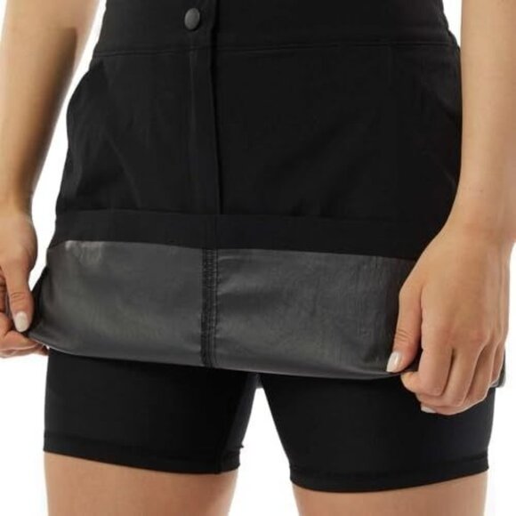 32 Degrees Cool Women S Stretch Skort Skirt Shorties Athleisure Shorts Black - Picture 1 of 8